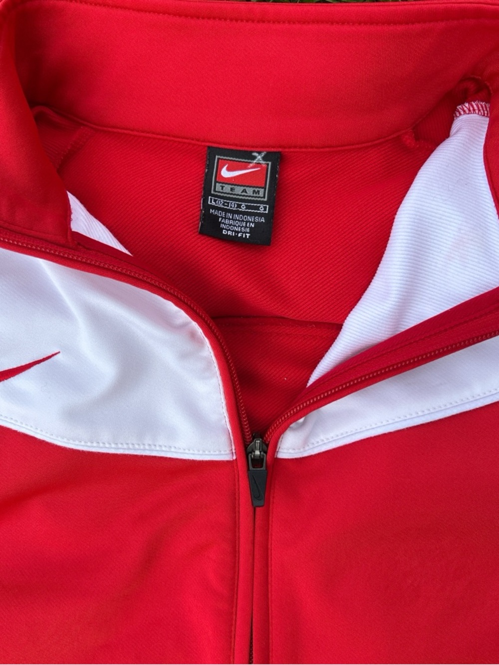 vintage Nike "The Athletic Dept" track jacket Size L Read DISCRIMINATION!! - Picture 5 of 7